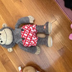 HALLMARK 2019 BANANNA'S FOR YOU STUFFED PLUSH 10" ANIMATED MONKEY.