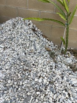 PENDING- White Landscaping Rocks - Price Per Cu. Ft.