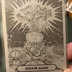 Adam Bomb Garbage Pail Kids 40th Anniversary Worst Of Edition