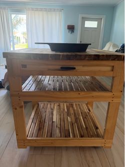 Wood butcher block
