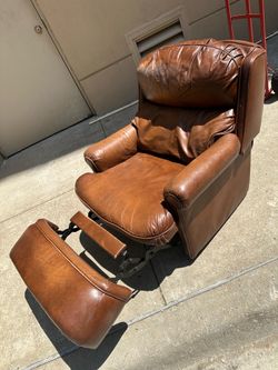Leather Reclining chair $100