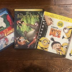 Collection Of 5 Family Movies On DVD/Blu-ray