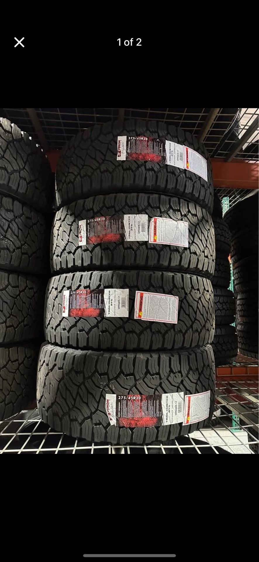 275/45/20 Venom Trail Hunter ATS 110H Tires
