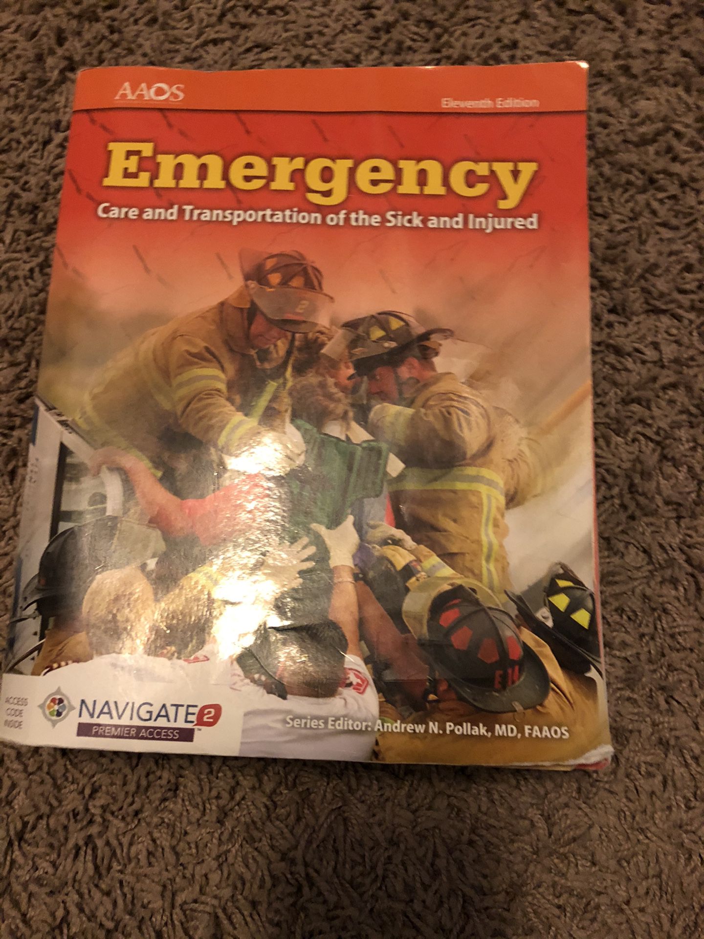 Emergency first responder text book