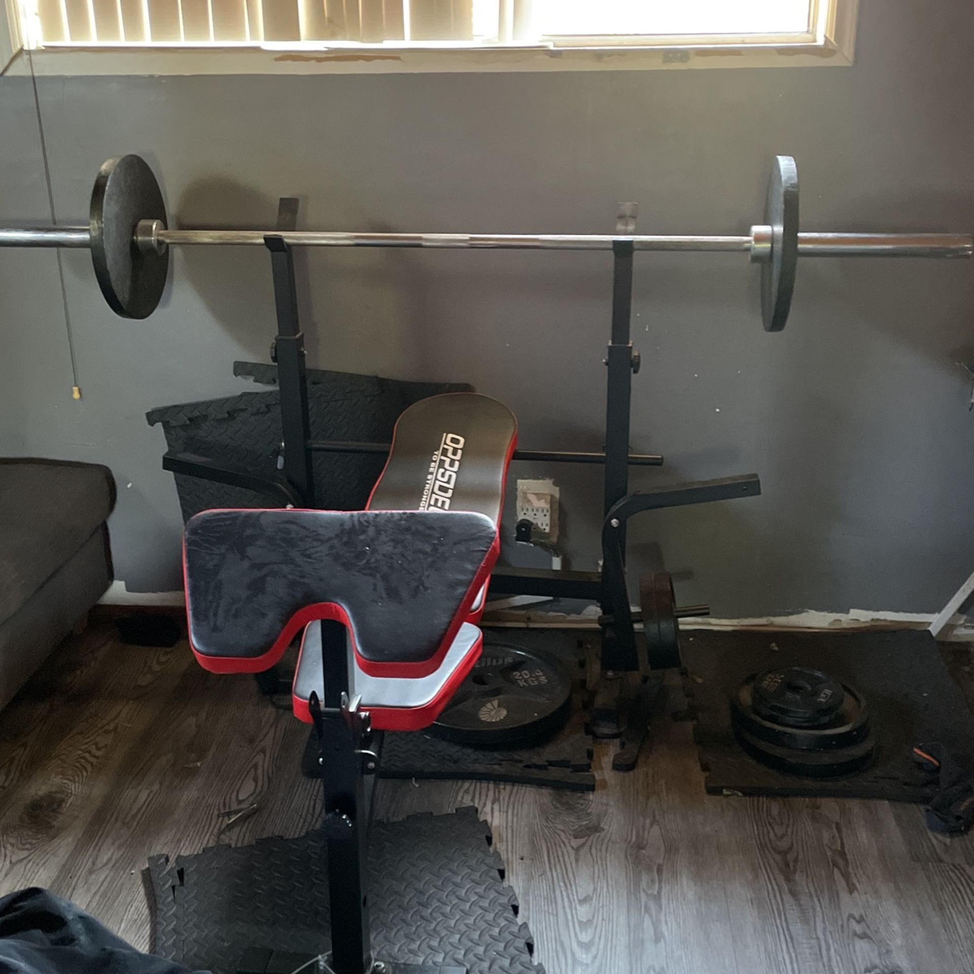 Bench Press And Weights