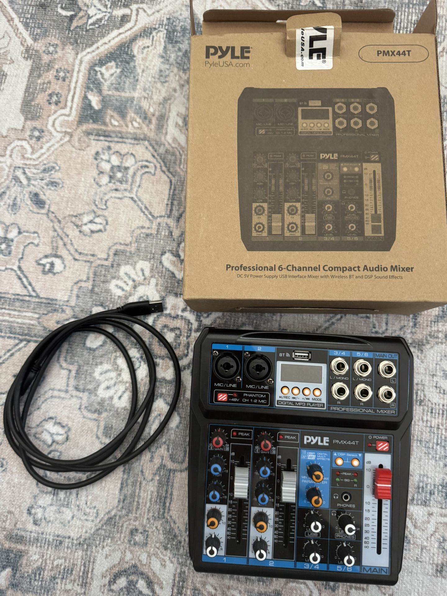 PYLE PMX44T Audio Mixer