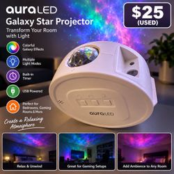 Aura LED Galaxy Star Projector