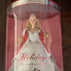 2001 Holiday Celebration Barbie New In Box