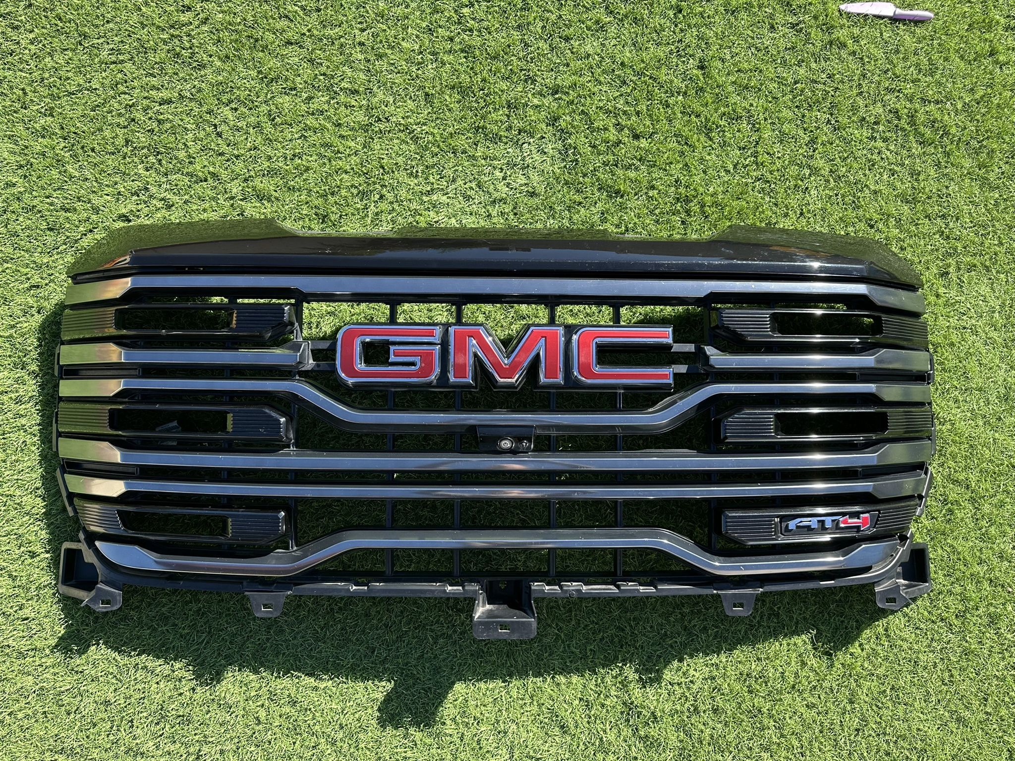 GMC Sierra AT4 Grill 2021-2025, Complete Grille with Camera and Emblem, OEM ORIGINAL GMC SIERRA FROMT GRILL