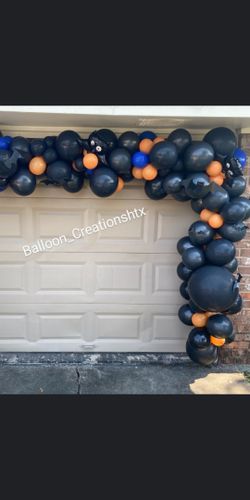 Bat balloon garland