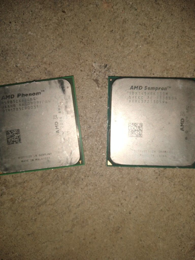 AMD Phenom And Sempron