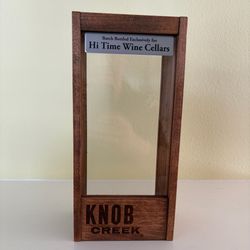 Knob Creek Bourbon Wooden Bottle Display Case Box – "Hi Time Wine Cellars" Exclusive