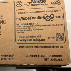 Box of 24 Nestle Peptamen Vanilla Flavor