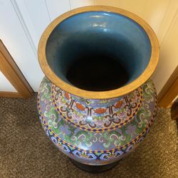 Antique Enamel Container Asian
