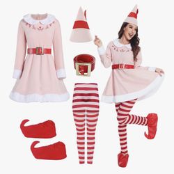 Women Christmas Elf Outfit 