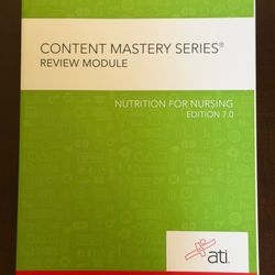 ATI RN NUTRITION FOR NURSING EDITION 7.0