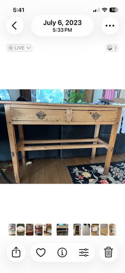 Vintage Farmhouse Console