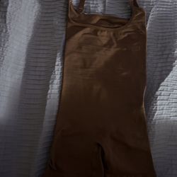 Skims Brown seamless shapewear