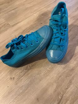 Turquoise blue converse