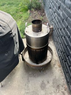 Orion Smoker and Weber Grill