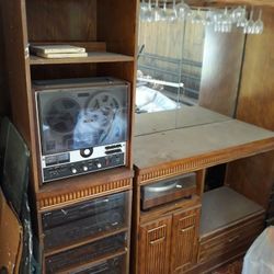 Beautiful Television/ BAR/ Entertainment Center