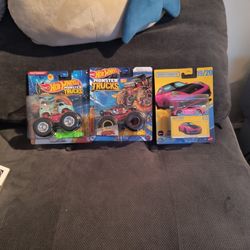 Hot Wheels Monsters Trucks And Matchbox Porsche 