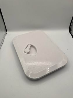 14.75" x 10.5" ABS Boat Hatch with Lid, white