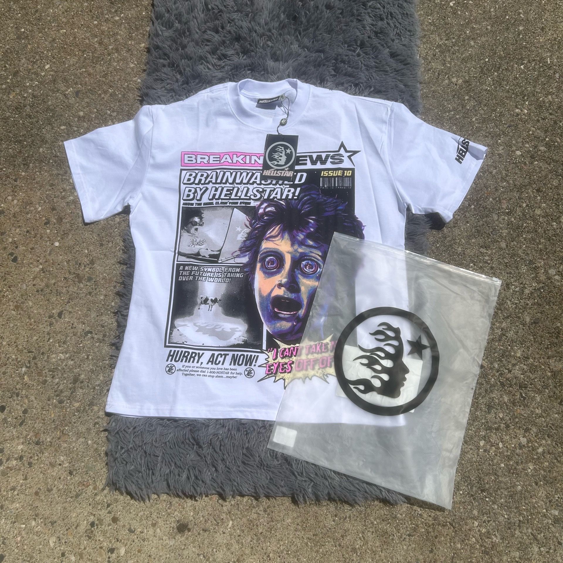 Large Hellstar Brainwashed Tee