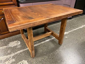Farmhouse Style Wood Dining Table
