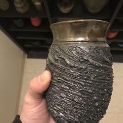 Textured  Ceramic Cup. 