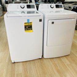 MIDEA GAS WASHER AND DRYER