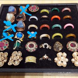LOT'S SILVER & GOLD PLATED & COPPER RINGS 💍$5 EACH 💍