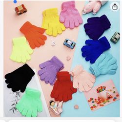 24 Pairs Of Winter Kids Gloves Children’s Mittens