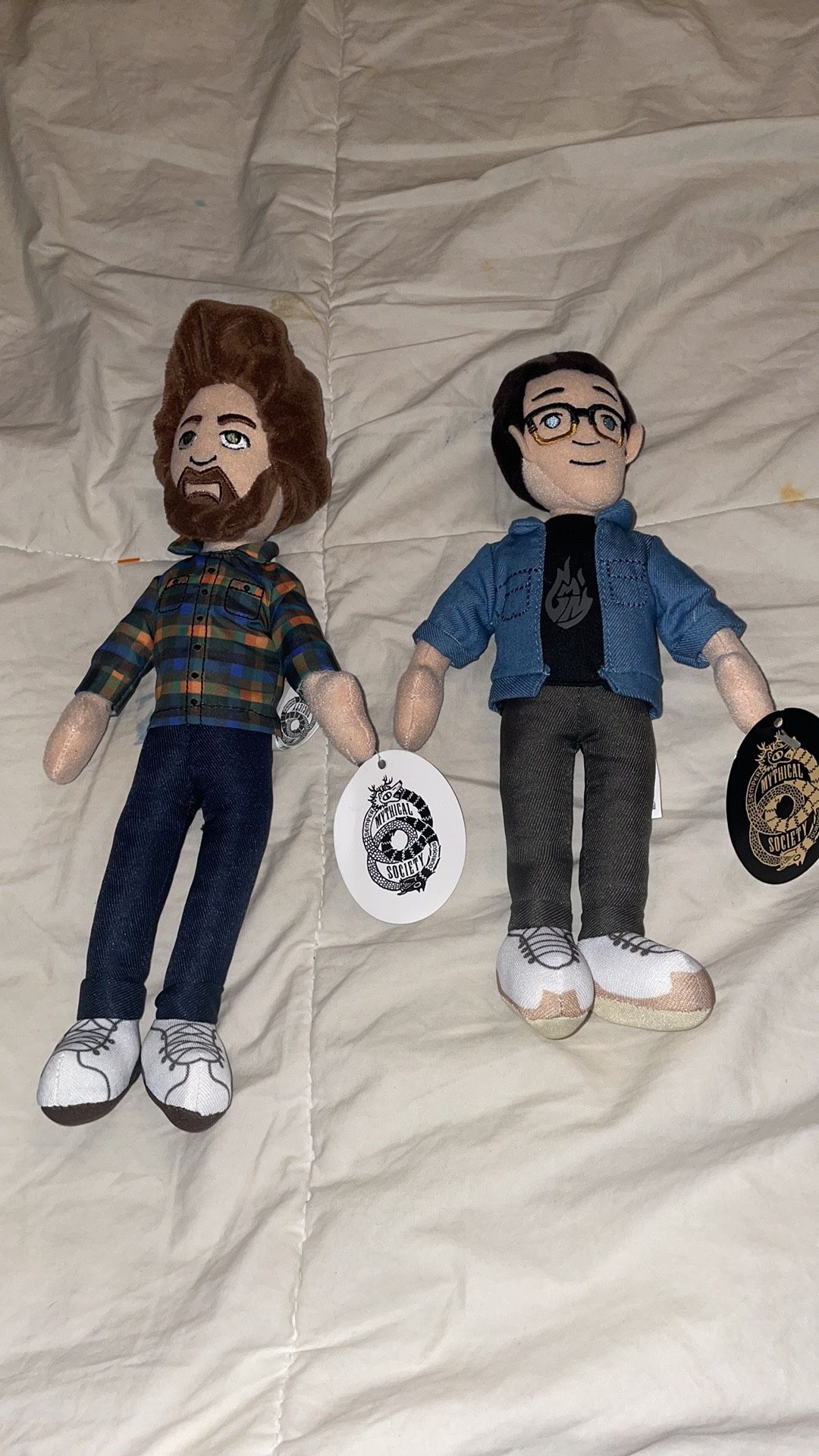 Rhett and Link Talking Plushies Good Mythical Society Exclusive