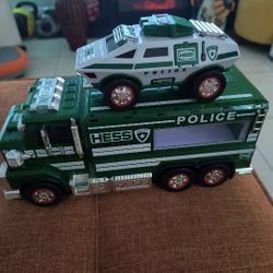 This is the 2023 Hess Police Truck & Cruiser toy set. 