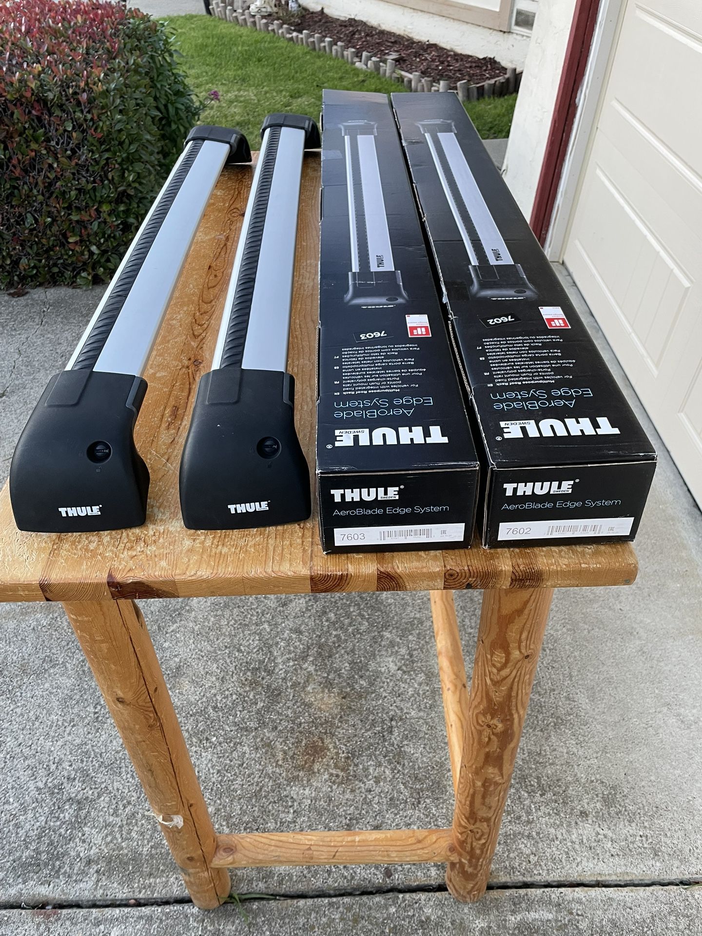 Thule Aeroblade Edge System 7602 7603 for Sale in Fremont CA OfferUp