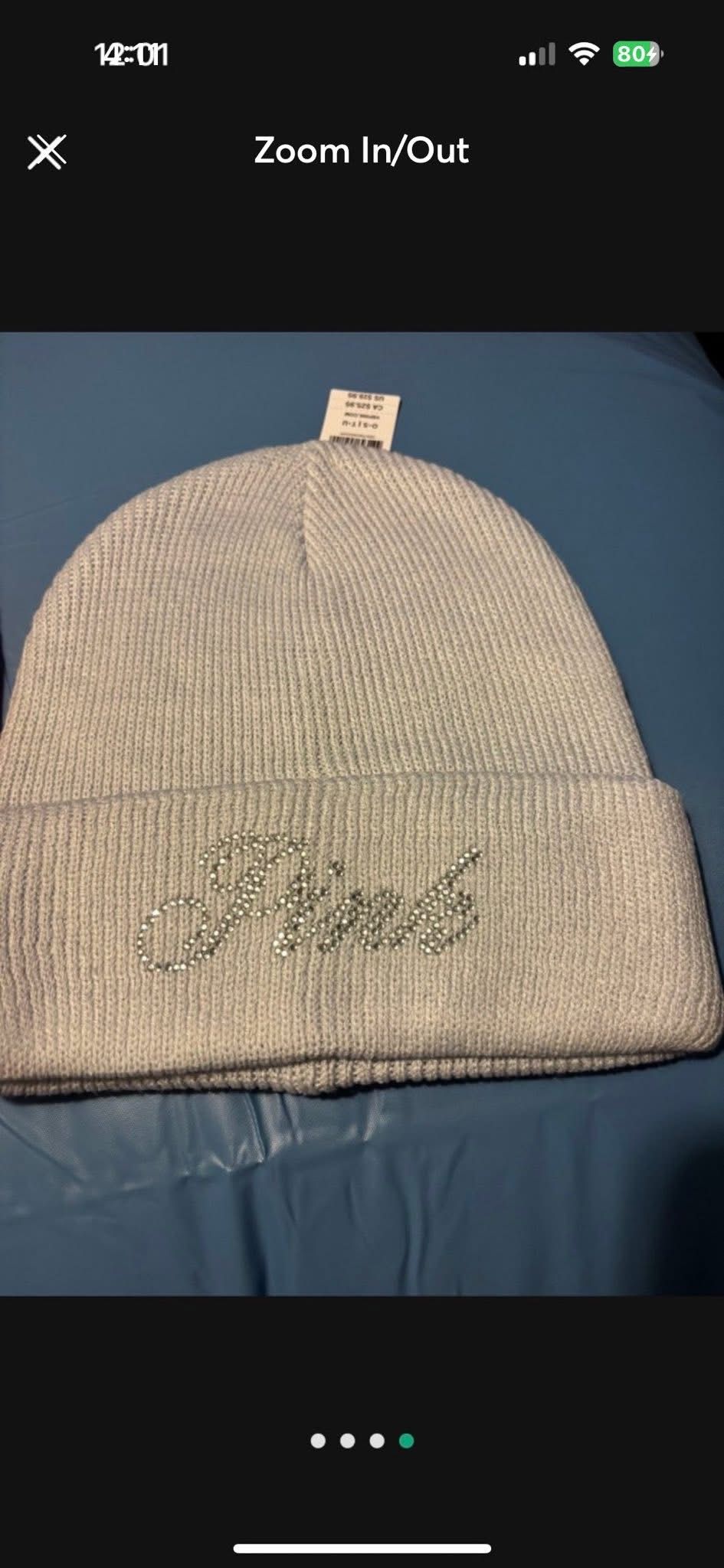 New w/Tags Victoria’s Secret ‘PINK’ Ribbed Beanies : Carmine Rose or * HydrangeaBlue Bling $10 Ea Several of each avai