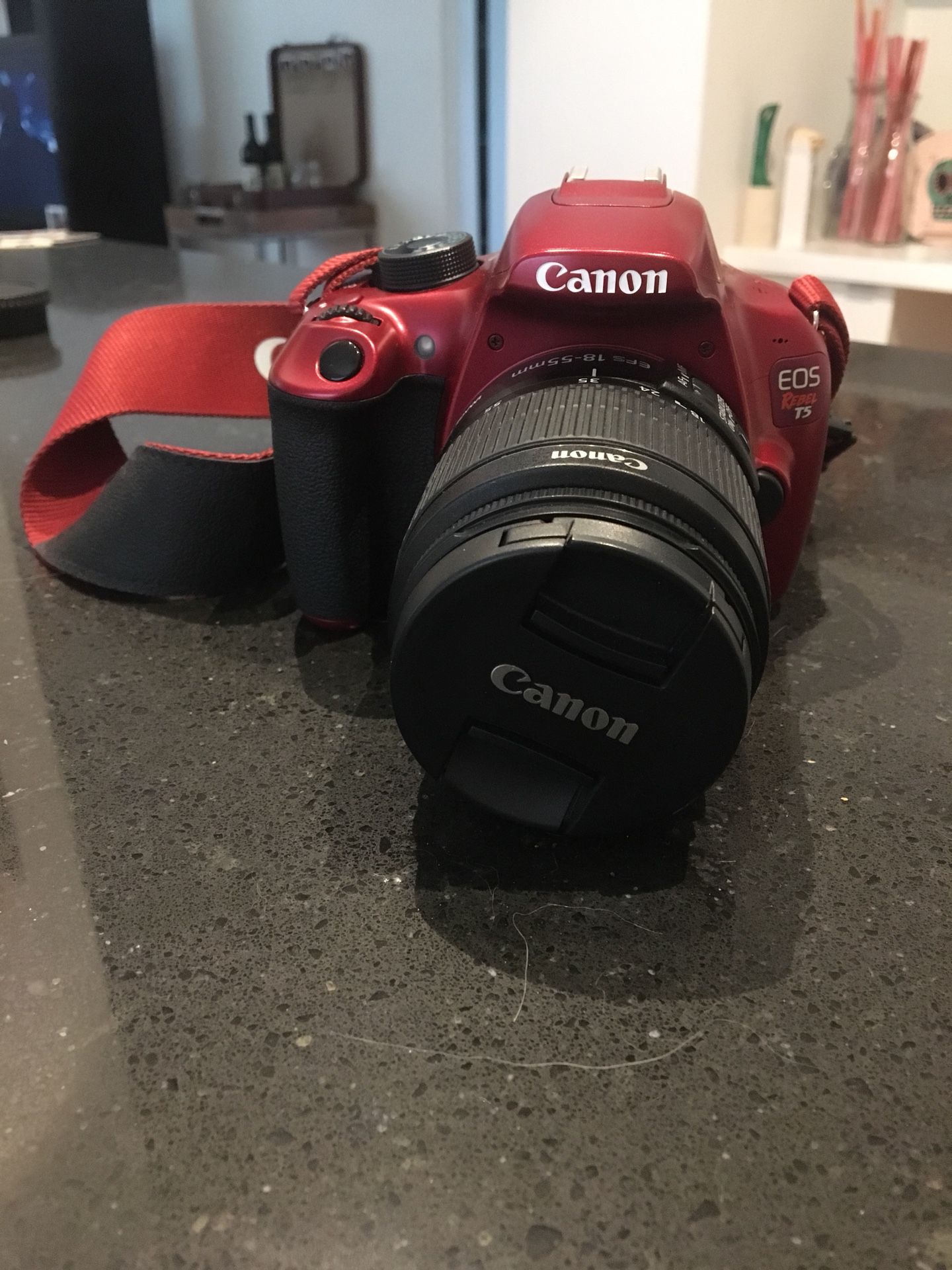 Canon Rebel EOS T5 Red with Zoom