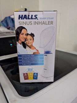 New! Halls Warm Steam Sinus Inhaler