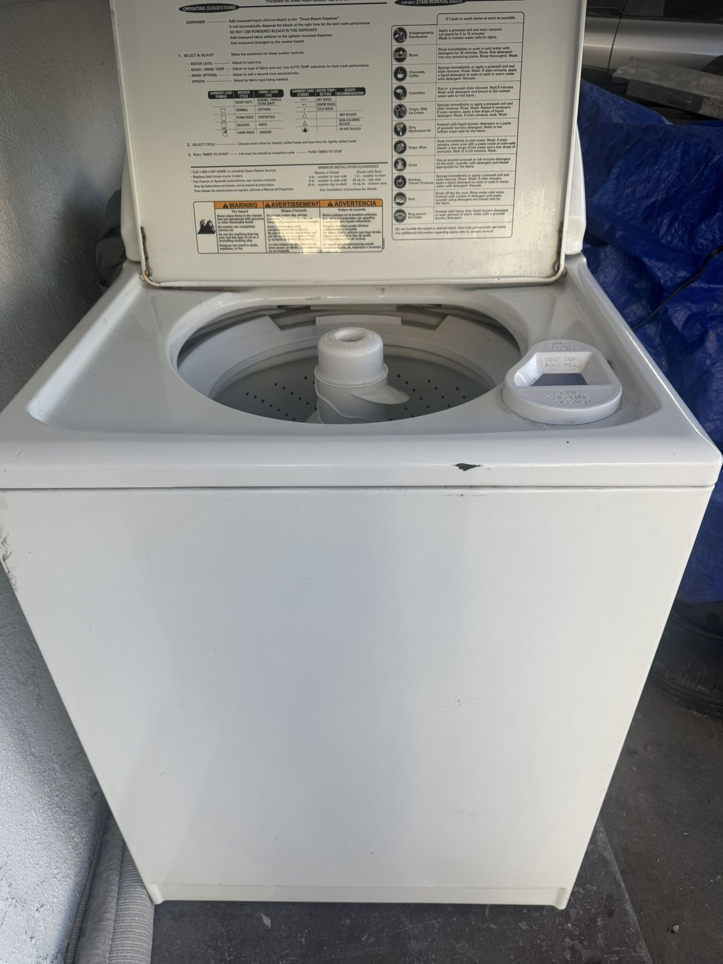 Kenmore Washer