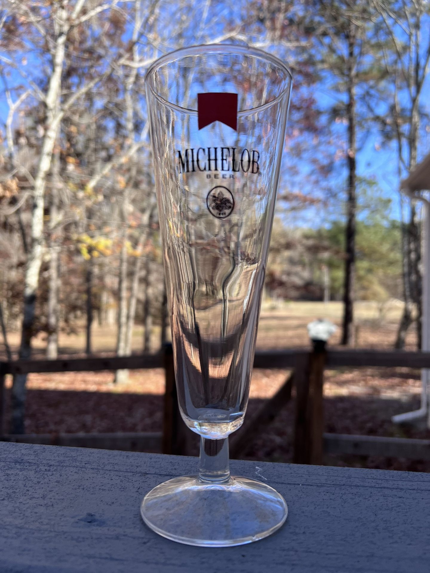 Vintage Michelob Stemmed Pilsner Glass