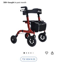 Rollator Walker with Wheels  elderly, mobility, recovery 