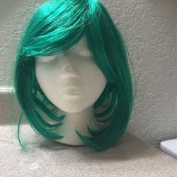 Green Costume Wig