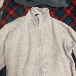 LA Speedy Men’s Fleece Jacket Large (Grey Or Black) Good Condition)