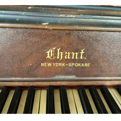 Upright Piano And Piano Bench