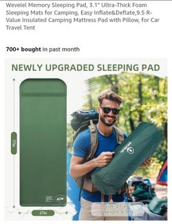 NEW MEMORY SLEEPING PAD