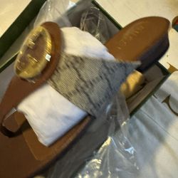 Gucci Slips Brown 8.5