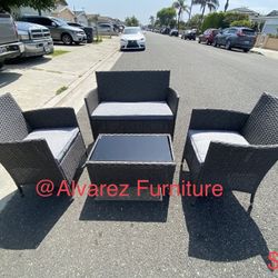 4 Pc Patio Furniture Outdoor Sofa Set