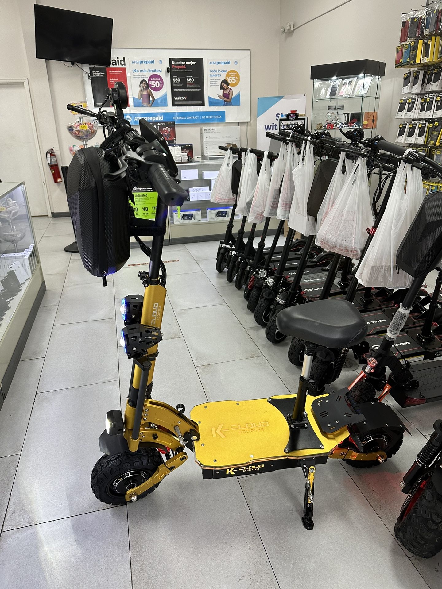 K Cloud K6 Electric Scooter 60MPH! Finance For $50 Down Payment!!