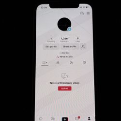 iPhone 12 (With TikTok Installed)(Comes With 1k Profile)